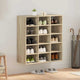 Vidaxl zapatero roble sonoma 77,5 x 30 x 83,5 cm madera contrachapada