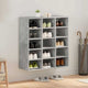 Scarpiera Vidaxl grigio cemento 77,5 x 30 x 83,5 cm in MDF