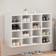 Scarpiera VidaXL con ripiano bianco 103 x 30 x 67 cm in MDF