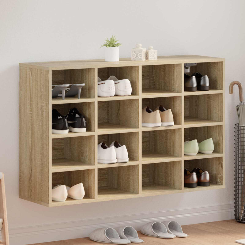 Vidaxx zapatero roble sonoma 103 x 30 x 67 cm madera contrachapada