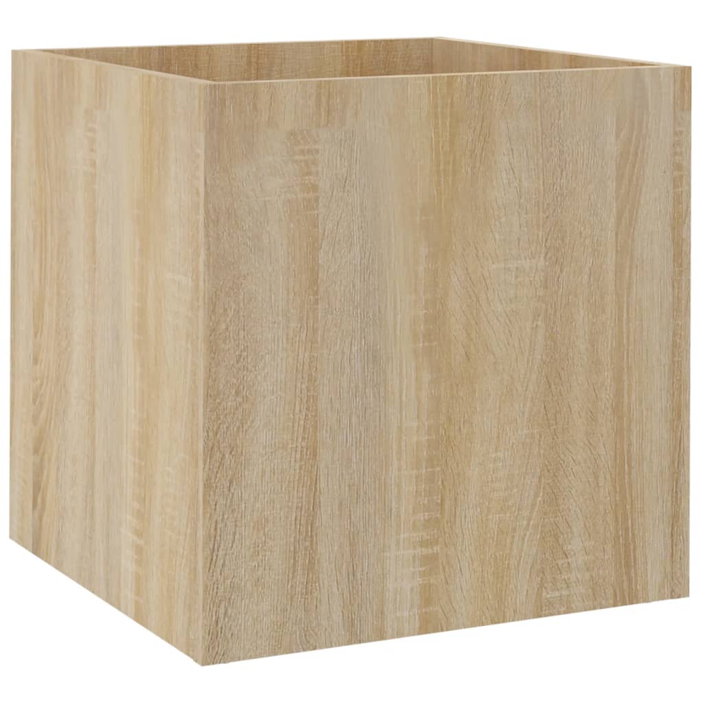 Vidaxl Planter Big 40x40x40 cm de madera procesada Sonoma Oak