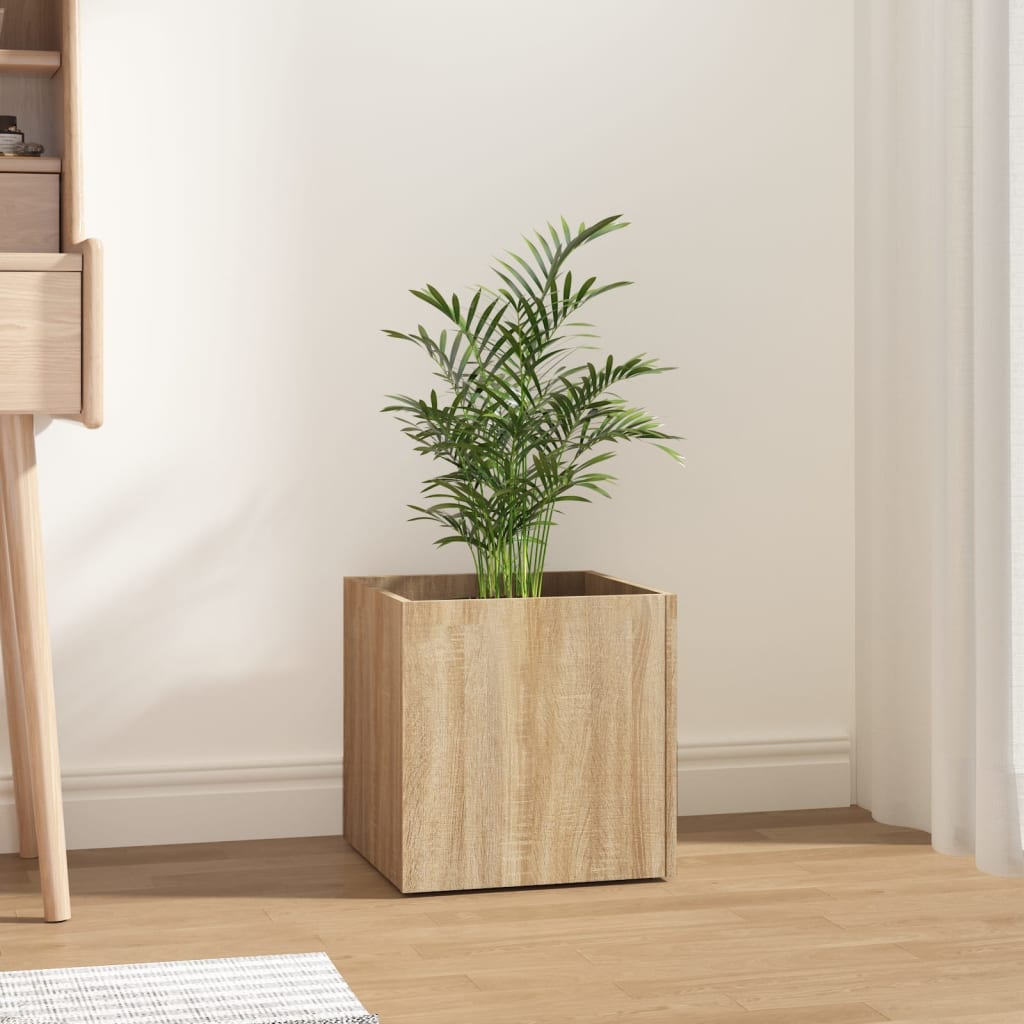 Vidaxl Planter Big 40x40x40 cm de madera procesada Sonoma Oak