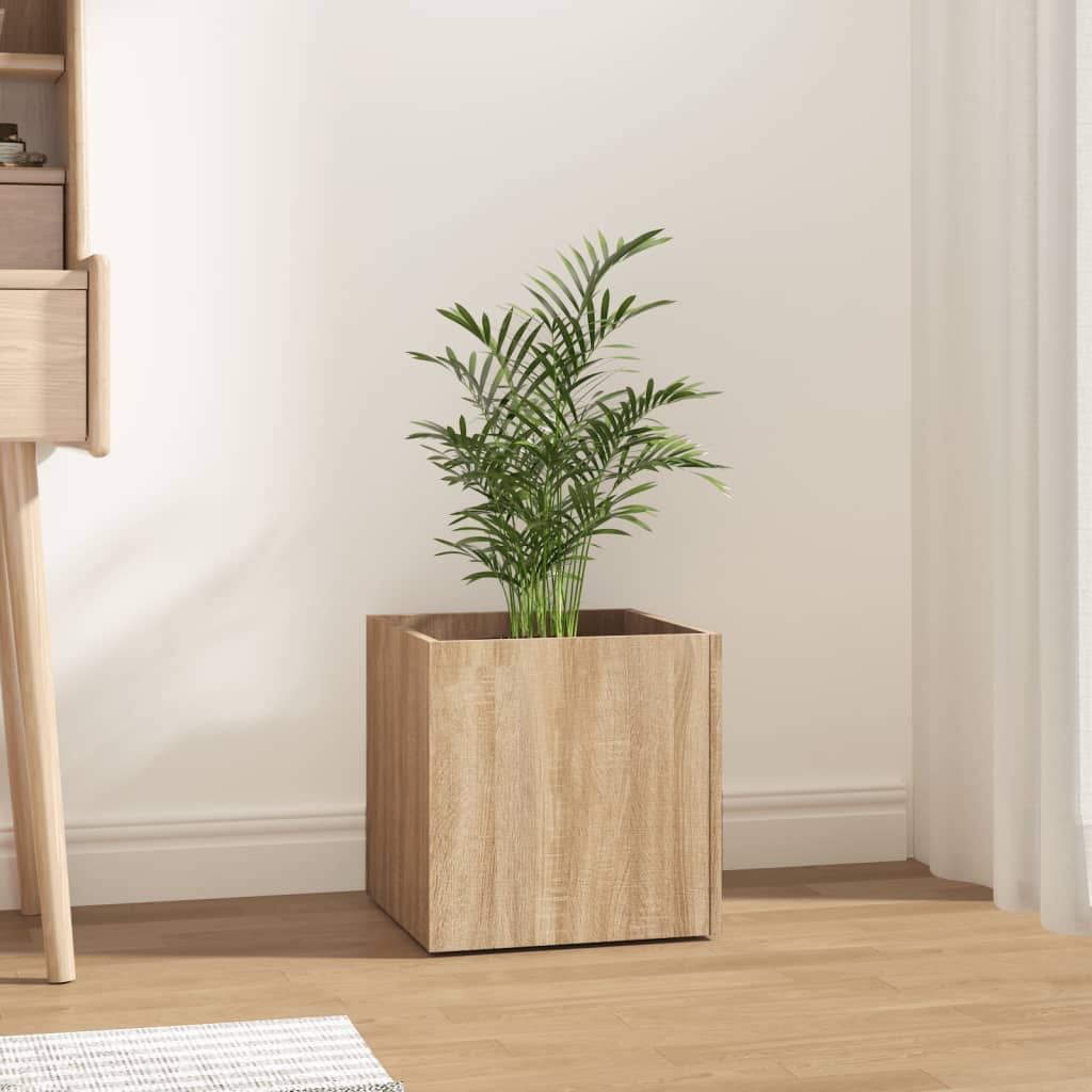 Vidaxl Planter Big 40x40x40 cm de madera procesada Sonoma Oak