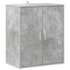 Vidaxl schoenenkast 60x35x70 cm bewerkt hout betongrijs