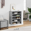 Gabinete de zapatos Vidaxl 60x35x70 cm de madera procesada betongrijs