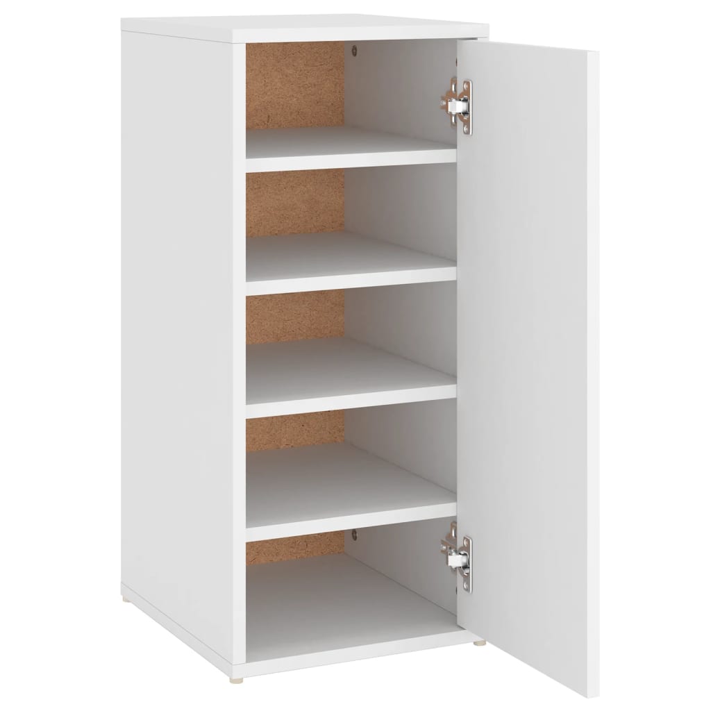 Vidaxl Cabinet da scarpe 32x35x70 cm in legno trasformato