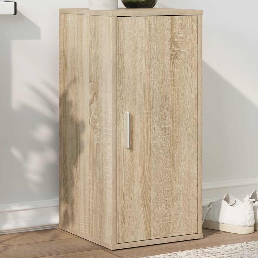 Vidaxl Cabinet da scarpe 32x35x70 cm Chipboard Sonoma Oak Colorato