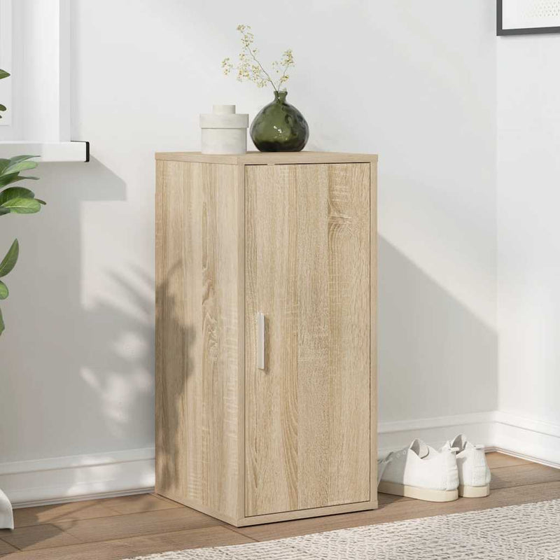 Vidaxl Cabinet da scarpe 32x35x70 cm Chipboard Sonoma Oak Colorato