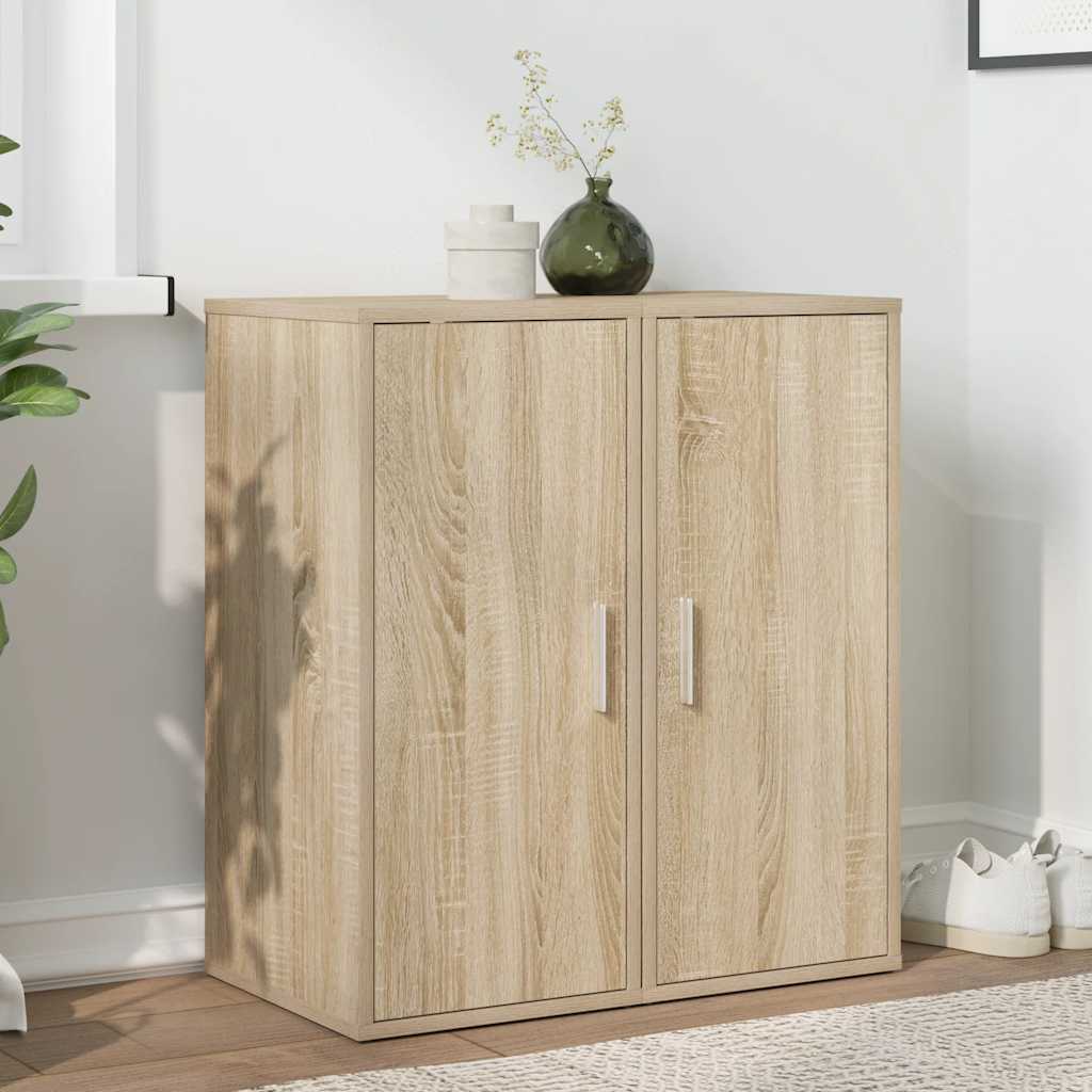 VIDAXL SCARPE IMBINALI 2 PC 32X35X70 CM CHIPBOARD SONOMA OAK COLORED