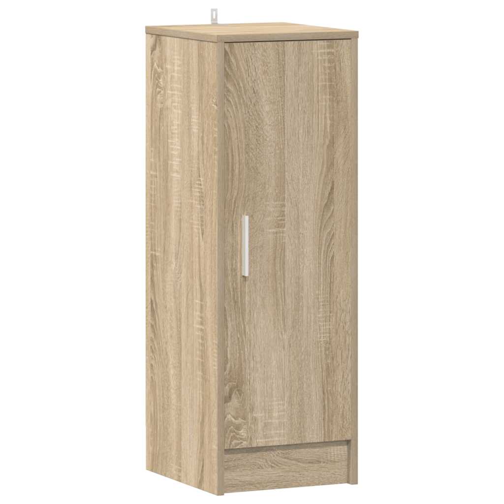 Gabinete de zapatos Vidaxl 32x35x92 cm de madera procesada sonoma roble coloreed