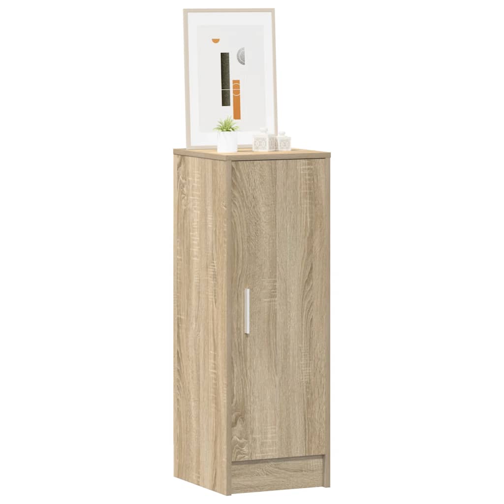 Gabinete de zapatos Vidaxl 32x35x92 cm de madera procesada sonoma roble coloreed