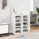VIDAXL CABIETTI DELLA SCARPA 2 PC 31.5X35X70 CM White in legno elaborato