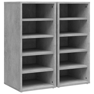 VIDAXL SCARPE IMBINALI 2 PC 31.5x35x70 cm Prezzo in legno trasformato in legno