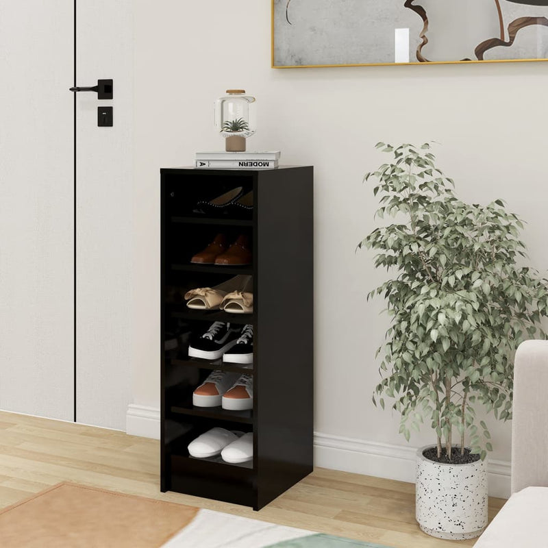 Vidaxl Cabinet da scarpe 31.5x35x90 cm in legno proprietà