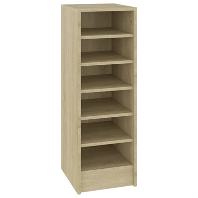 Vidaxl Cabinet da scarpe 31.5x35x90 cm Colore in legno di legno Sonoma
