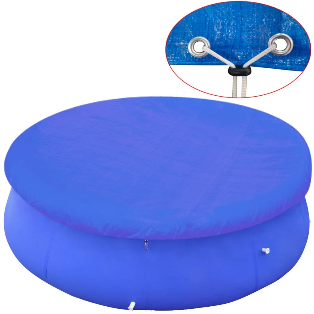 Vidaxl piscina copre 2 pezzi per 360-367 cm di piscine fuori terra