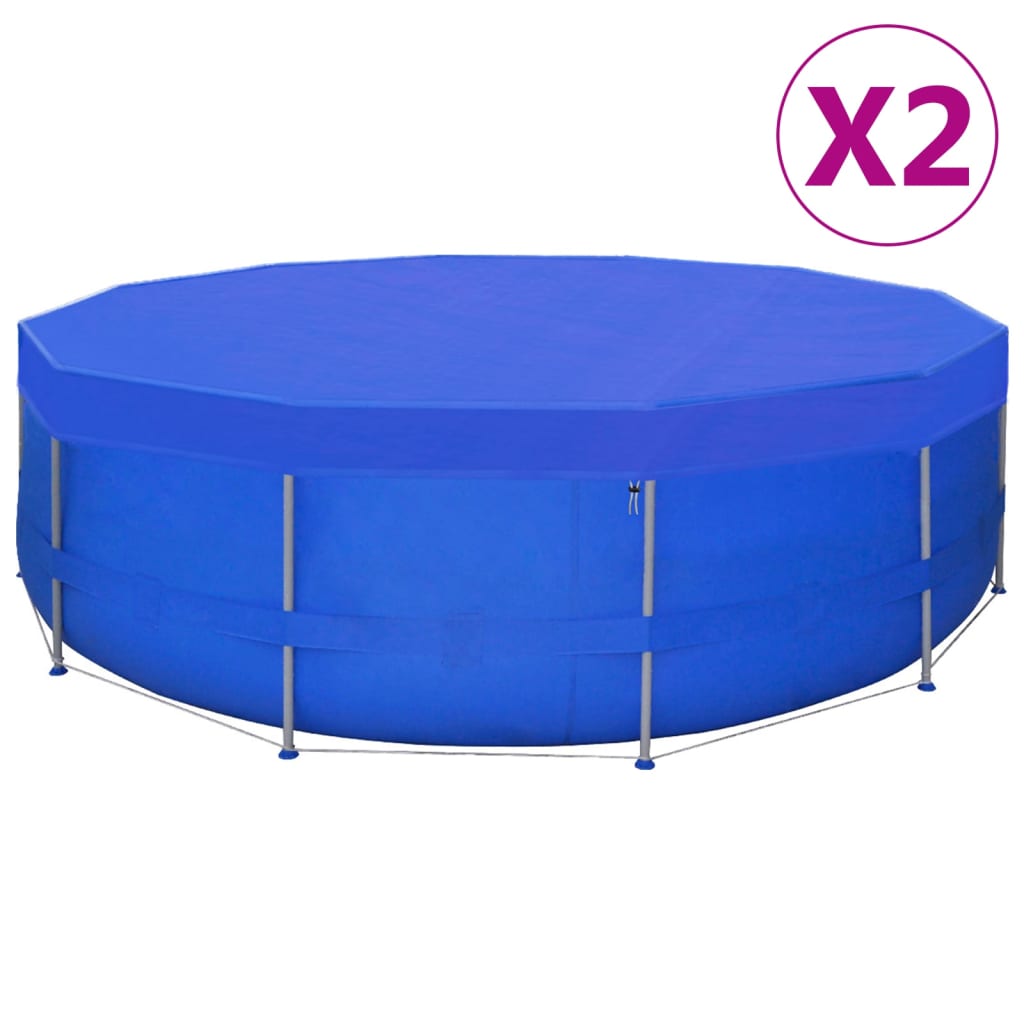Vidaxl piscina copri 2 mp rotondi 90 g m² 540 cm PE