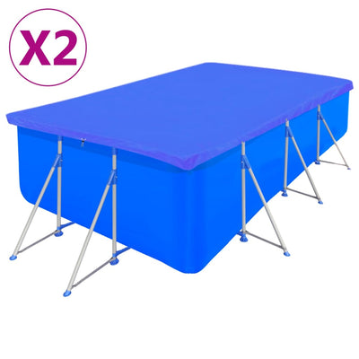 Piscina Vidaxl Coprine 2 PC Rettangolare 90 g m² 394x207 cm PE