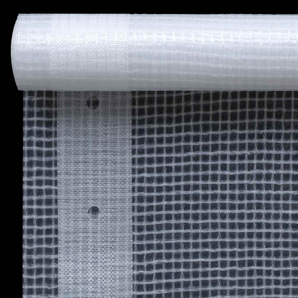 Vidaxl dekzeilen 2 st leno 260 g m² 4x10 m wit