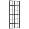 Puerta corredera de Vidaxl con aluminio de 76x205 cm y vidrio ESG