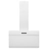 Capucha de extractor de pared Vidaxl 60 cm de acero y vidrio templado blanco