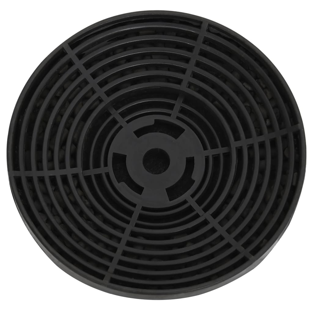 Filtri di carbone Vidaxl per cappuccio di estrattore 2 pezzi 105x21 mm