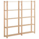 Vidaxl Storage Rack a 5 strati 170x28.5x170 cm pino solido