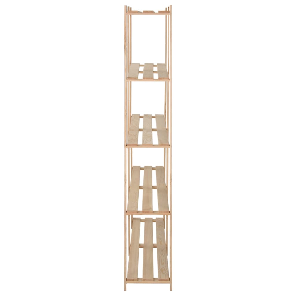 Vidaxl Storage Rack a 5 strati 170x28.5x170 cm pino solido