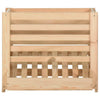 Vidaxl aardappelkist 60x40x50 cm massief grenenhout