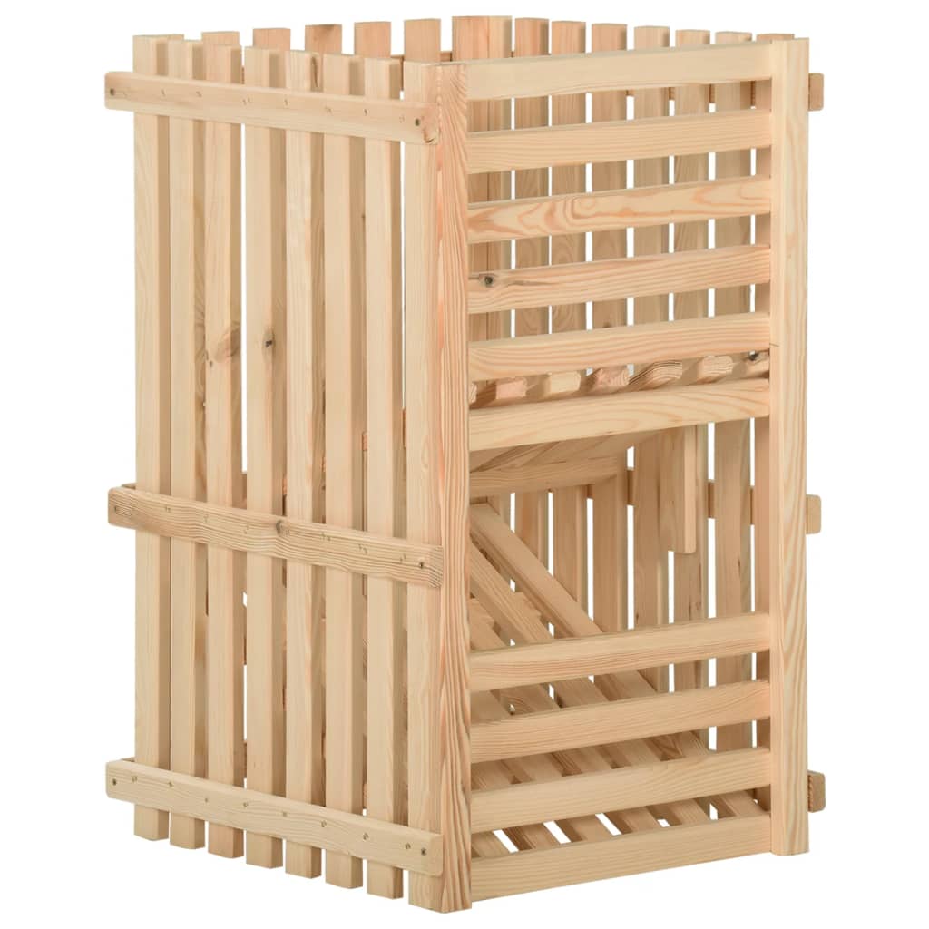 Poll di patate Vidaxl 50x50x80 cm pino solido