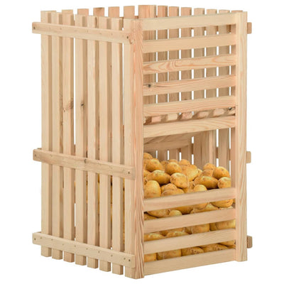 Vidaxl Patata Plist 50x50x80 cm de pino sólido