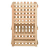 Poll di patate Vidaxl 50x50x80 cm pino solido