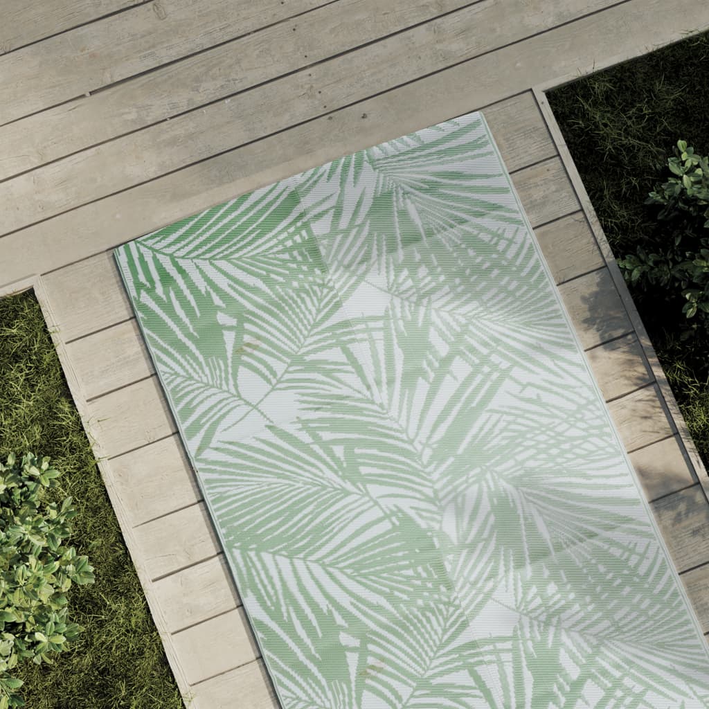 Vidaxl buitenkleed arakil 80x250 cm polypropeen groen