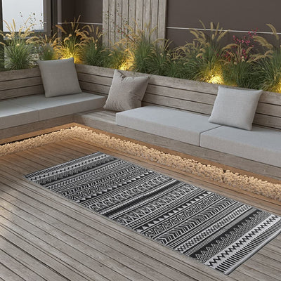 VIDAXL ESTERNO RAGGIO 80X150 cm Polypropene Nero