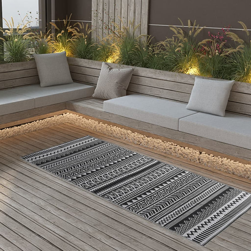 VIDAXL ESTERNO RAGGIO 80X150 cm Polypropene Nero