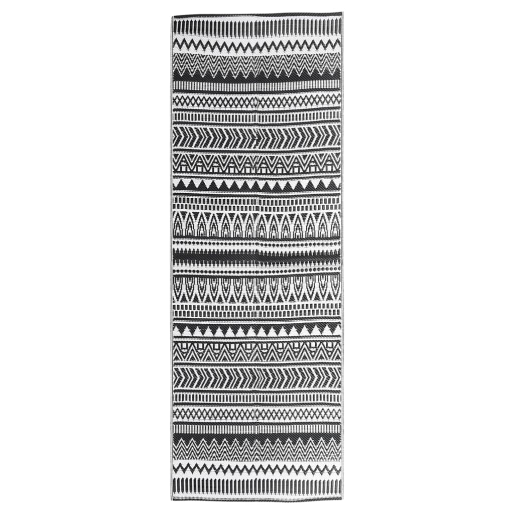 VIDAXL ESTERNO RAGGIO 80X250 CM Polypropene Nero