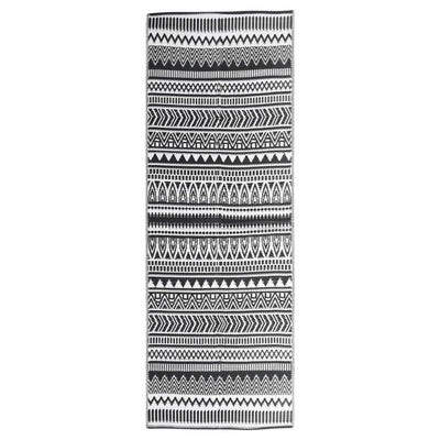 VIDAXL ESTERNO RAGGIO 80X250 CM Polypropene Nero