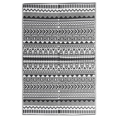 Vidaxl Outside Rug 140x200 cm Polypropene Negro