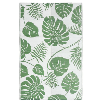 Vidaxl fuori tappeto 190x290 cm in polipropene verde