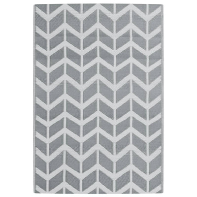 Vidaxl Outside Rug 140x200 cm Polypropene Gray
