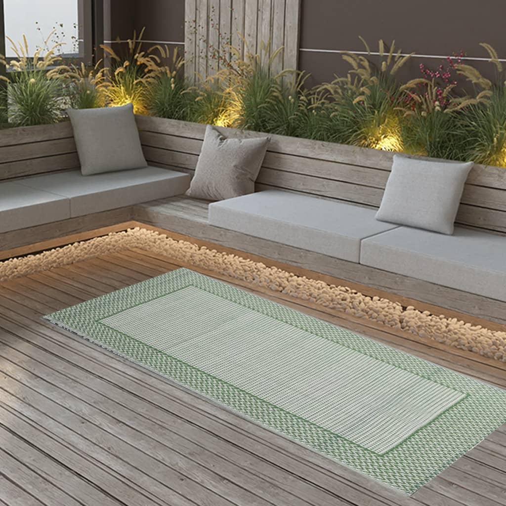 Vidaxl Outside Rug 80x150 cm Polypropene Green