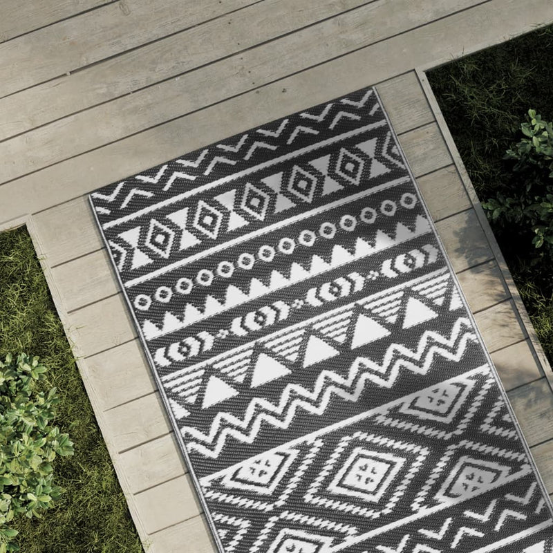VIDAXL ESTERNO RAGGIO 80X250 CM Polypropene Nero