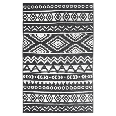 Vidaxl Outside Rug 190x290 cm Polypropene Black