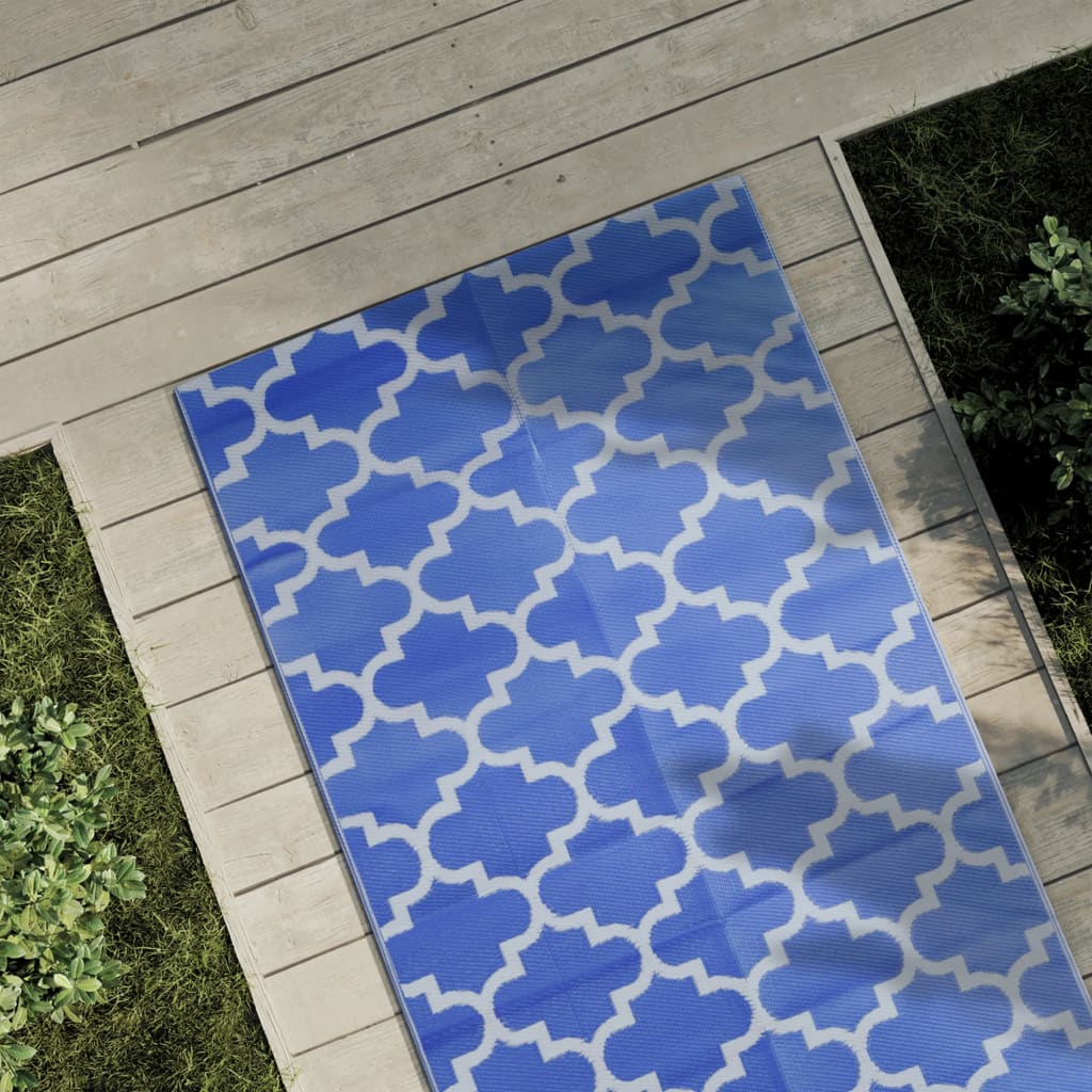 VIDAXL ESTERNO RAGGIO 80X150 cm Polypropene Blue