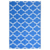 Vidaxl buitenkleed arakil 120x180 cm polypropeen blauw