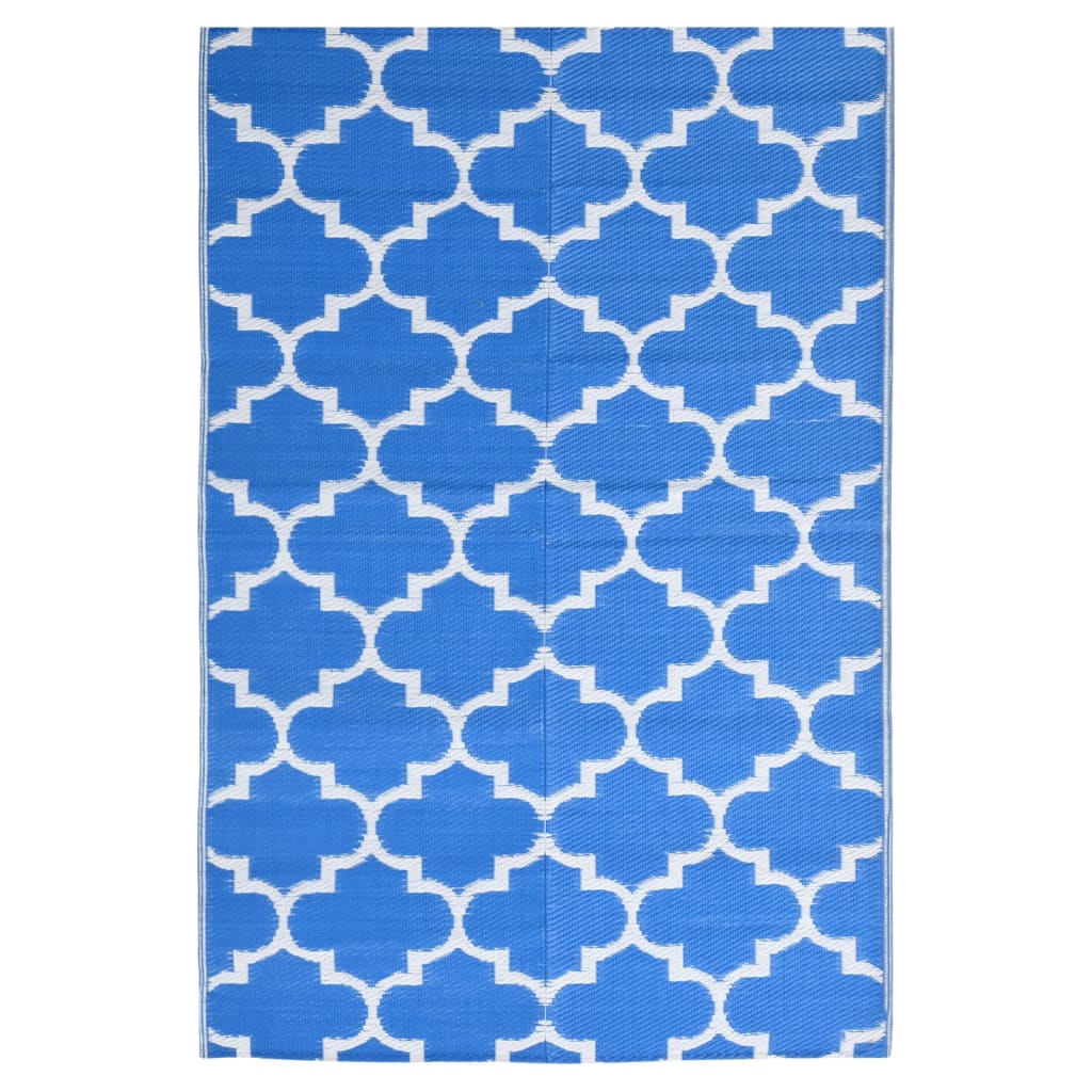 Vidaxl Outside Rug 190x290 cm Polypropene Blue