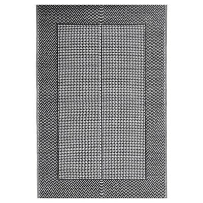 Vidaxl buitenkleed arakil 140x200 cm polypropeen zwart