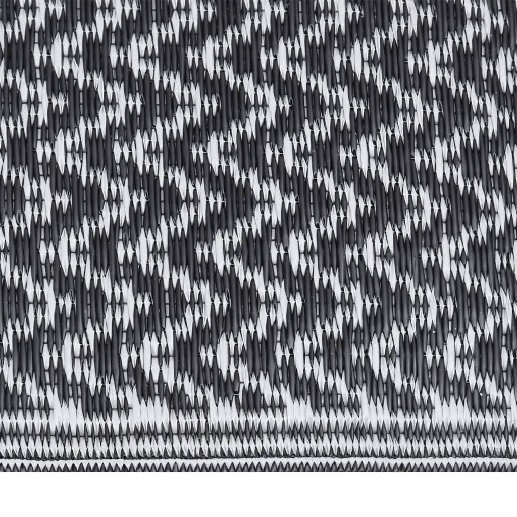 Vidaxl Outside Rug 140x200 cm Polypropene Negro