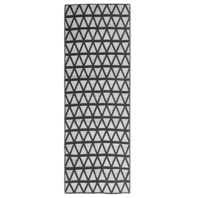 VIDAXL ESTERNO RAGGIO 80X250 CM Polypropene Nero