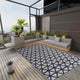 VidaXL outside rug 140x200 cm polypropene black